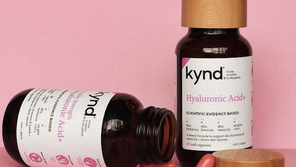 Kynd adds two new Hyaluronic acid skincare vitamins to its range